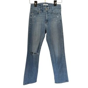 Good American Light Blue Straight Leg Jeans